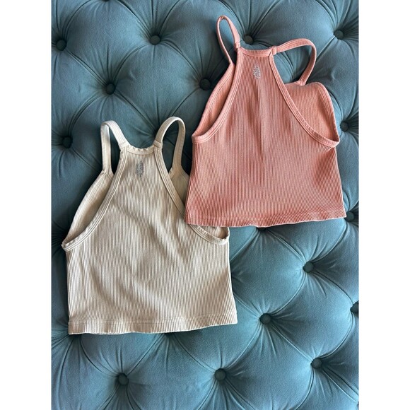 2 Free People Happiness Runs Crop Tank XS/S Bundle - Picture 2 of 6